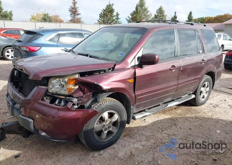 2007 Honda Pilot Ex-L from USA, damaged, VIN 2HKYF18747H508218